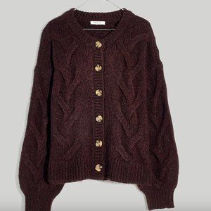 Madewell Cable Ashmont Cardigan
